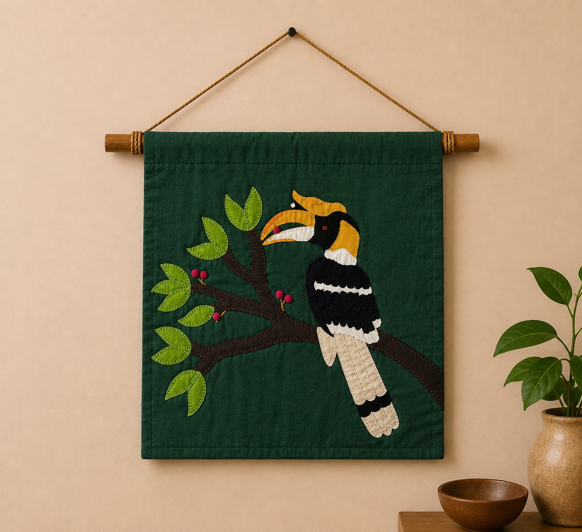 Wall Mount - The Great Indian Hornbill